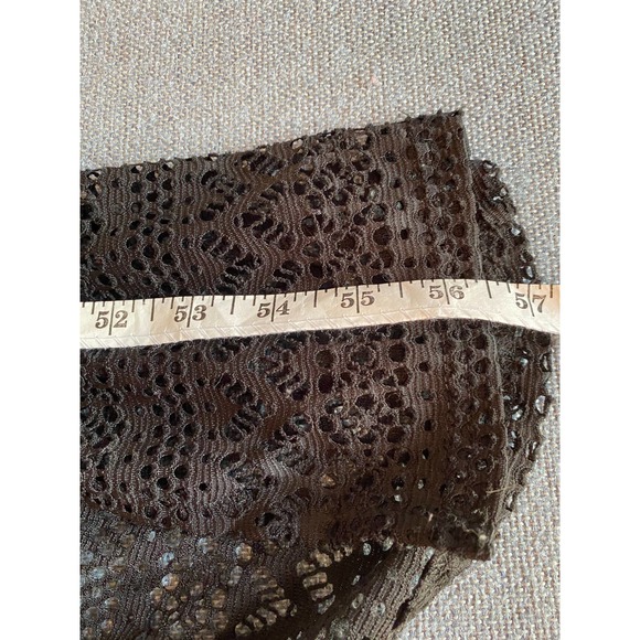 Woman’s long dress size xs small black crochet sleeveless spaghetti strap liner - Picture 10 of 13